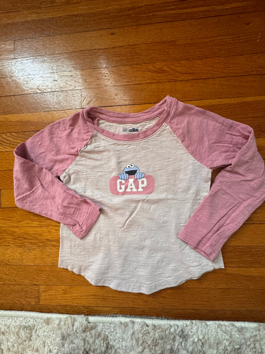 #127 Baby Gap Sesame Street Tee Girls 4T