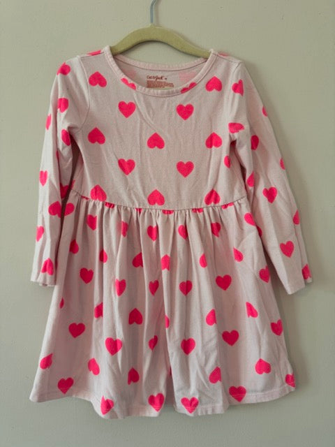 #127 Cat & Jack Heart Dress Girls 4T