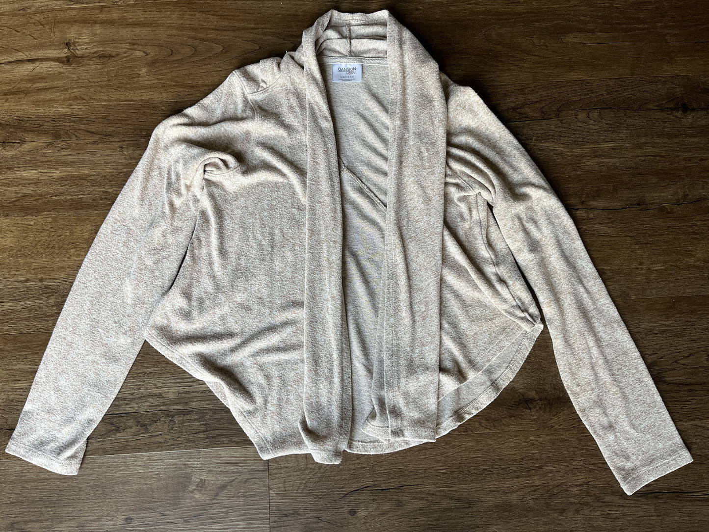 #124 VGUC Cardigan Danskin Now Brand Girls Size L 10/12