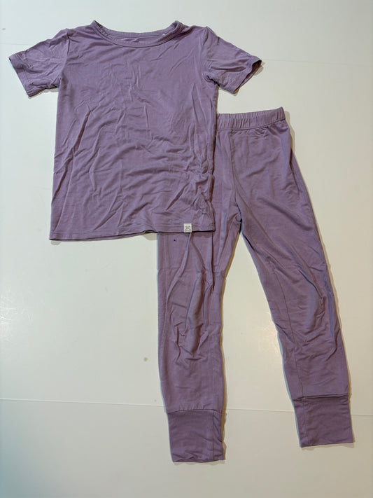 Seller #105 - Girls 3T Little Snuggles Purple Bamboo Pajamas GUC - see photos