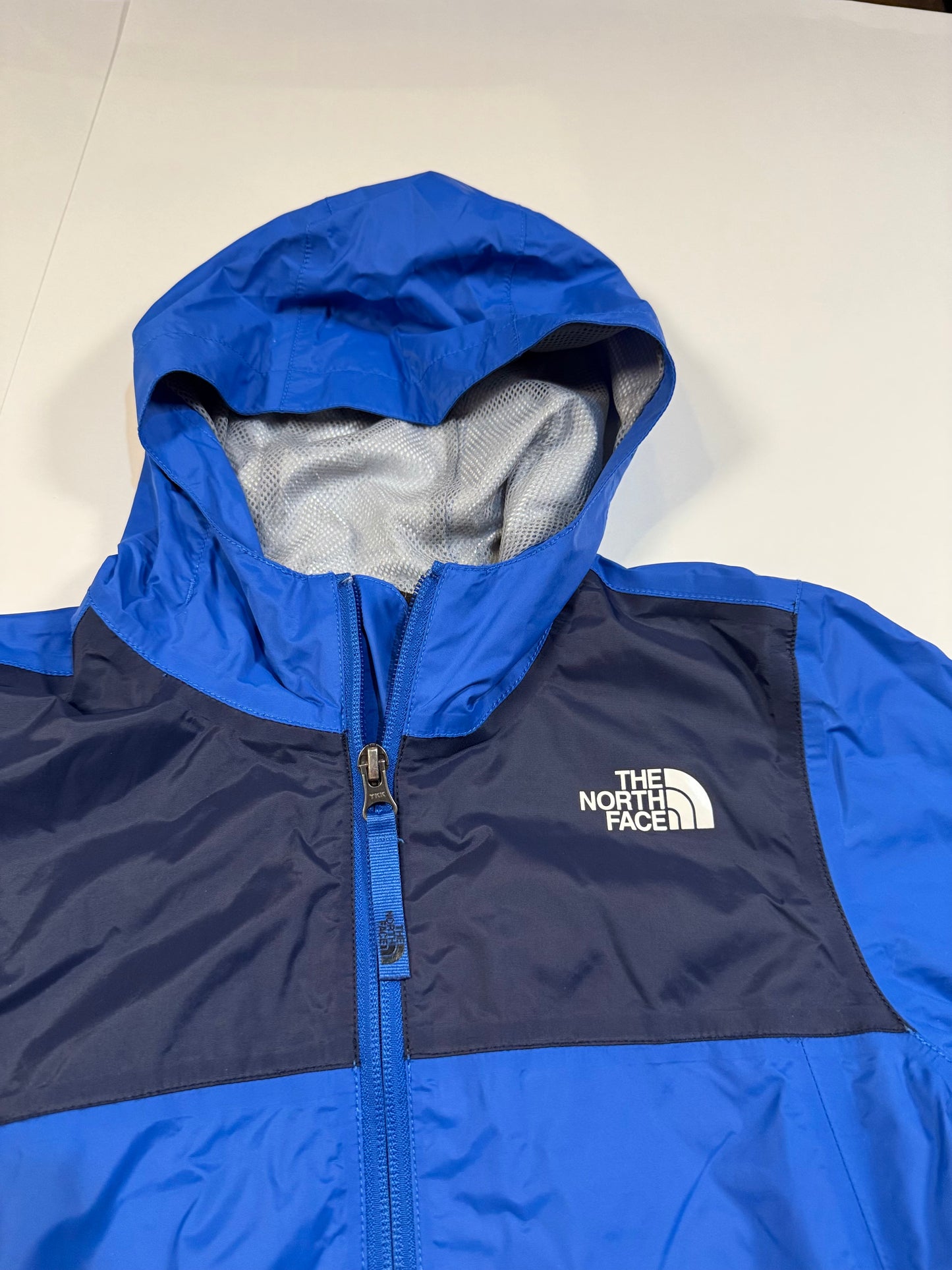 #180 Boys Youth Small (7/8) The North FaceBlue Rain Jacket