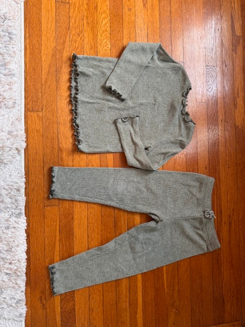 #127 Old Navy Ribbed Top & Legging Set Girls 3T