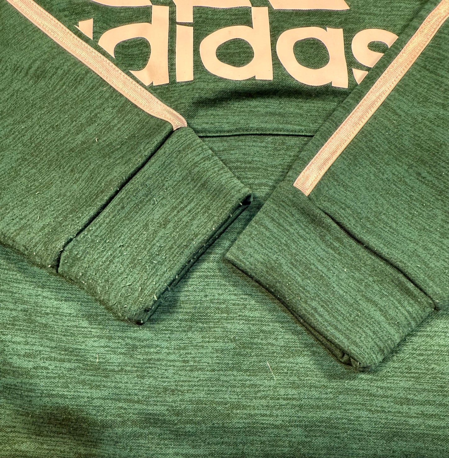 #180 Boys Small (8) Adidas Green Athletic Hoodie