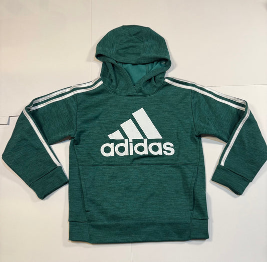 #180 Boys Small (8) Adidas Green Athletic Hoodie
