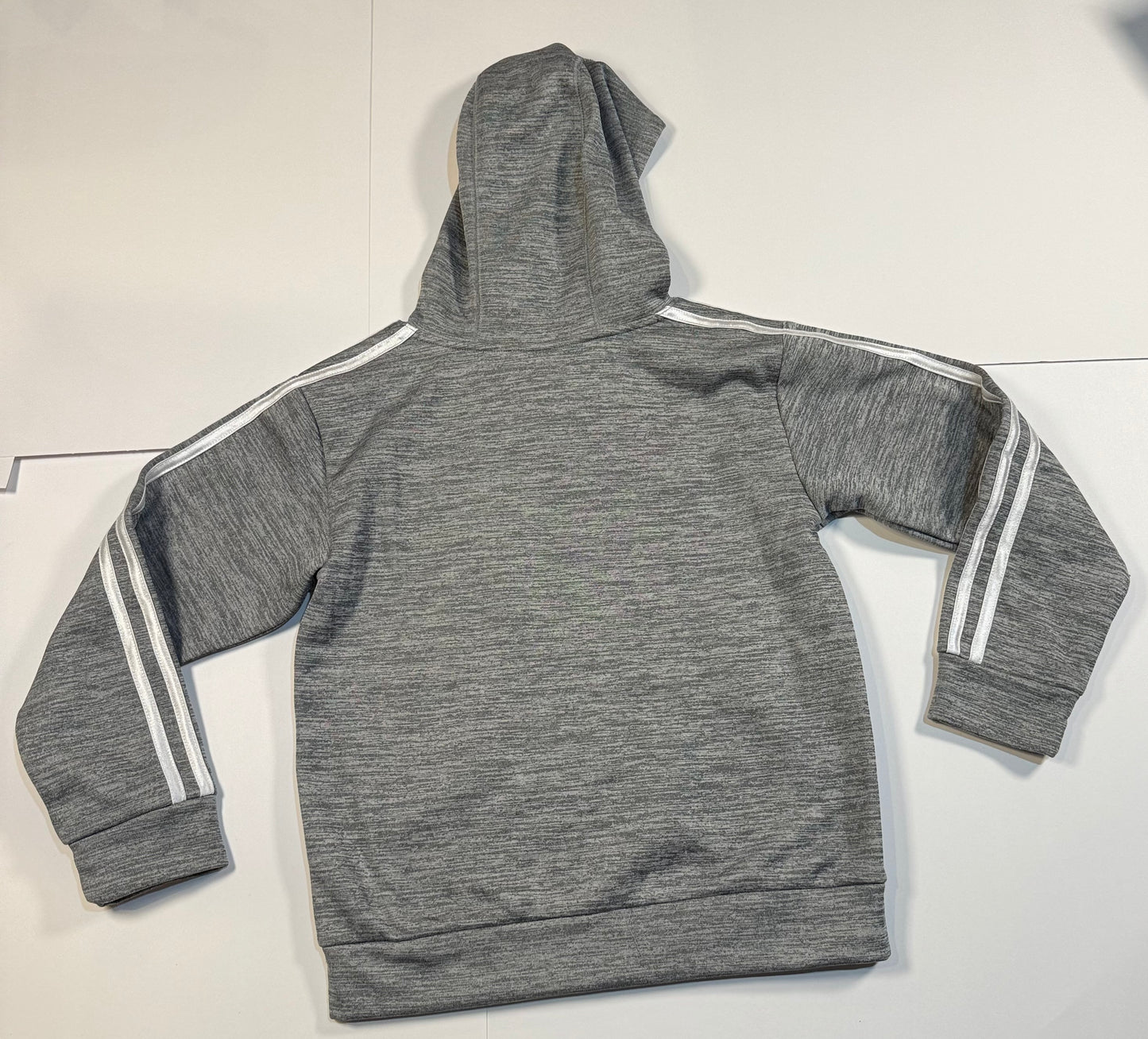 #180 Boys Small (8) Adidas Gray Athletic Hoodie
