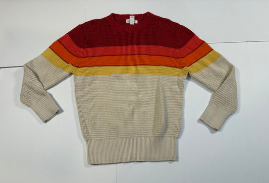 #180 Boys Small (6/7) Cat & Jack Red Striped Sweater