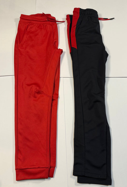 #180 Boys Medium (8) Jogger Bundle  Cat & Jack Red and Black with Red Accent Performance Joggers