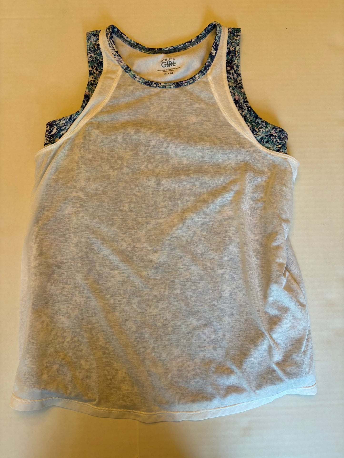 PPU Mariemont Seller 121 VGUC Athleta Girl (from the outlet) Tank size 14