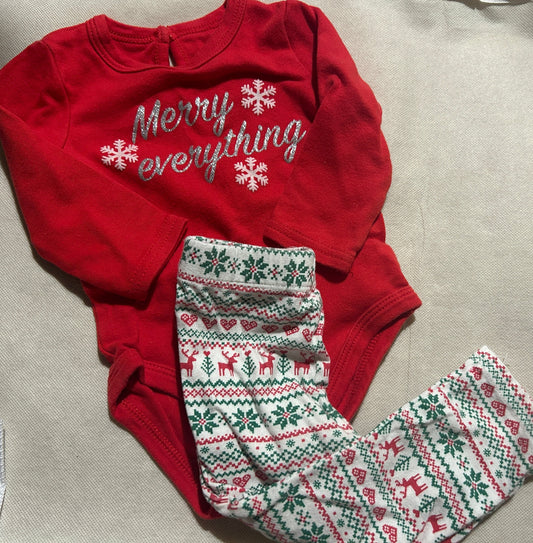 #35 12 month holiday outfit Reduced!