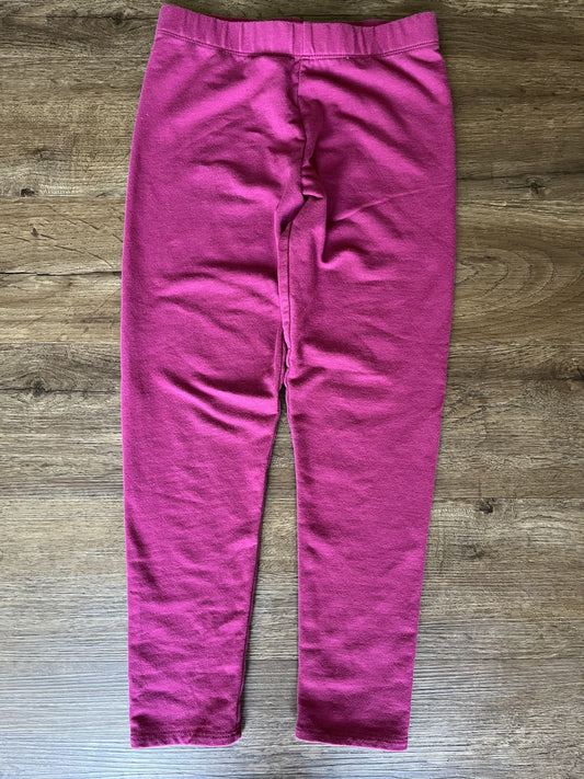 #124 EUC Isacc Mizrahi Burgundy Pants Girls Size M 7/8