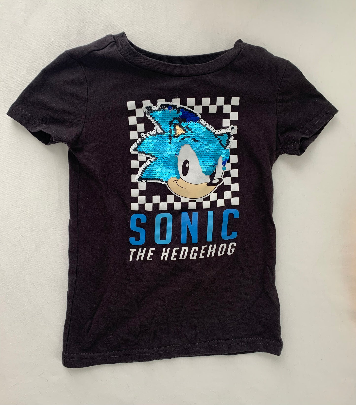 Seller #15 Boys XS Sonic the Hedgehog Sequin Shirt