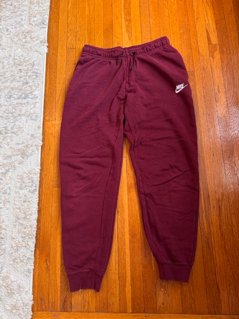 #127 Nike Maroon Joggers Women's S