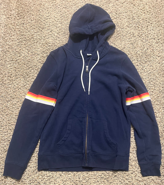 Seller #184 women’s Small Old Navy navy zip up hoodie