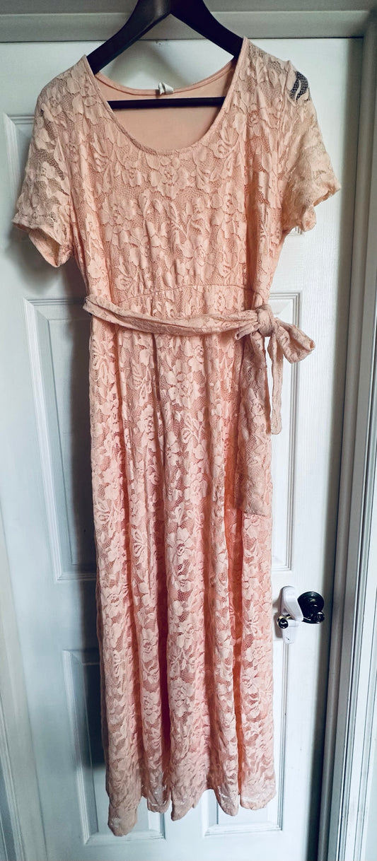 L Maternity dress (pink blush)