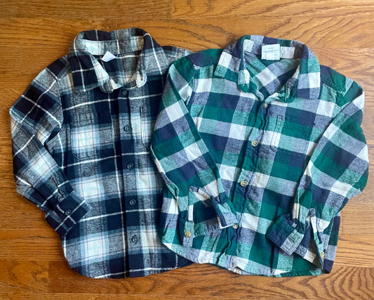 Seller #71 Old Navy and Jumping Beans button up shirt bundle boys size 4