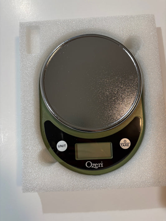 Seller #105 - Ozeri Dark Green Kitchen Scale NWOT
