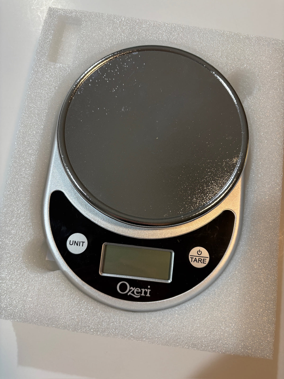 Seller #105 - Ozeri Kitchen Scale NEW -  SILVER