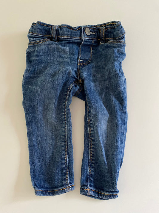 #84B- Girls 12-18M, Gap Legging Jeans, GUC