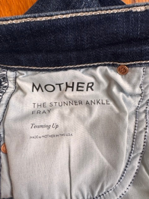 #127 MOTHER Stunner Ankle Fray Women's XS