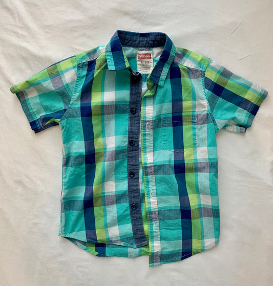 Seller #15 Boys XS 4/5 Wrangler Plaid Shirt