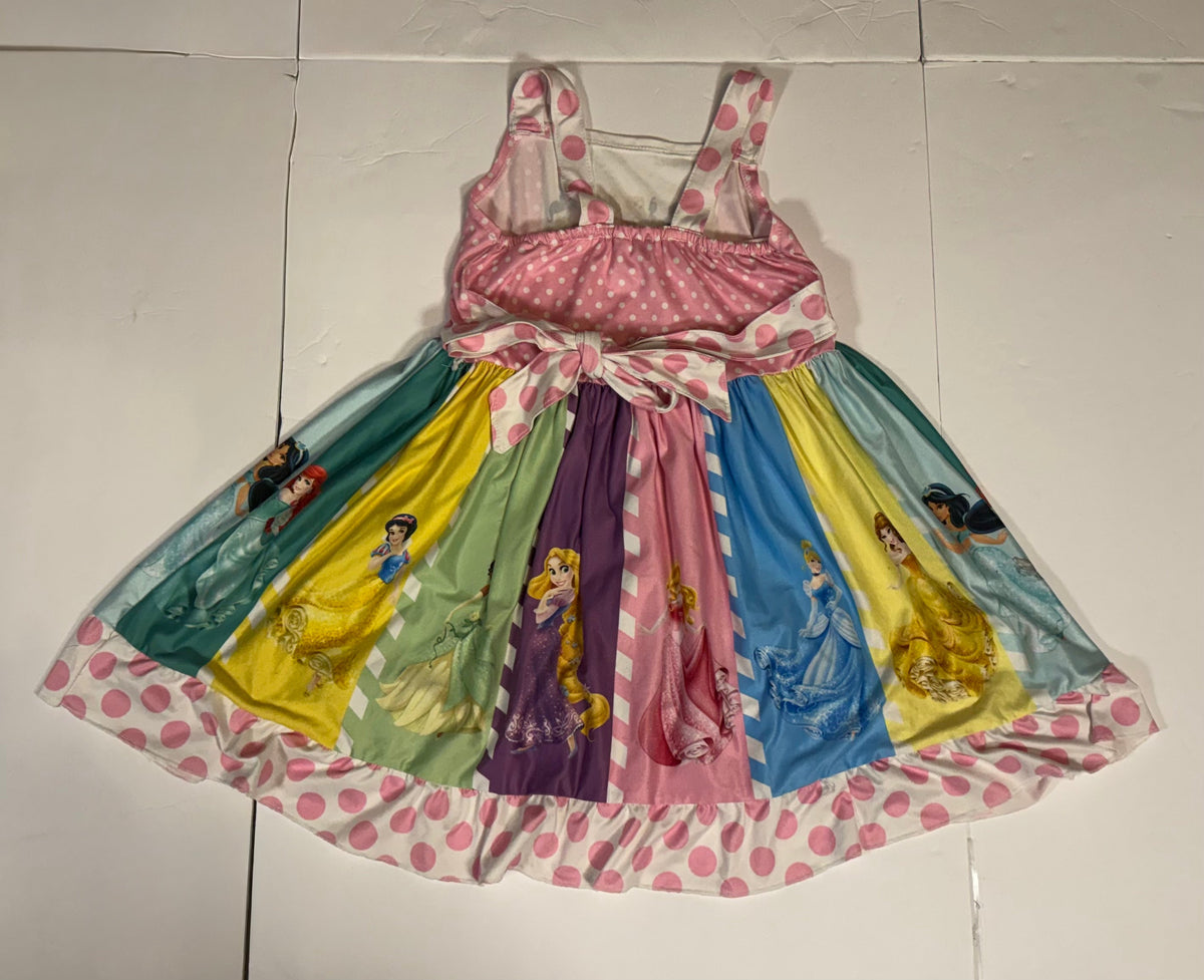#141 Girls 5 No Brand Disney Princess Dress Perfect for a Disney Trip