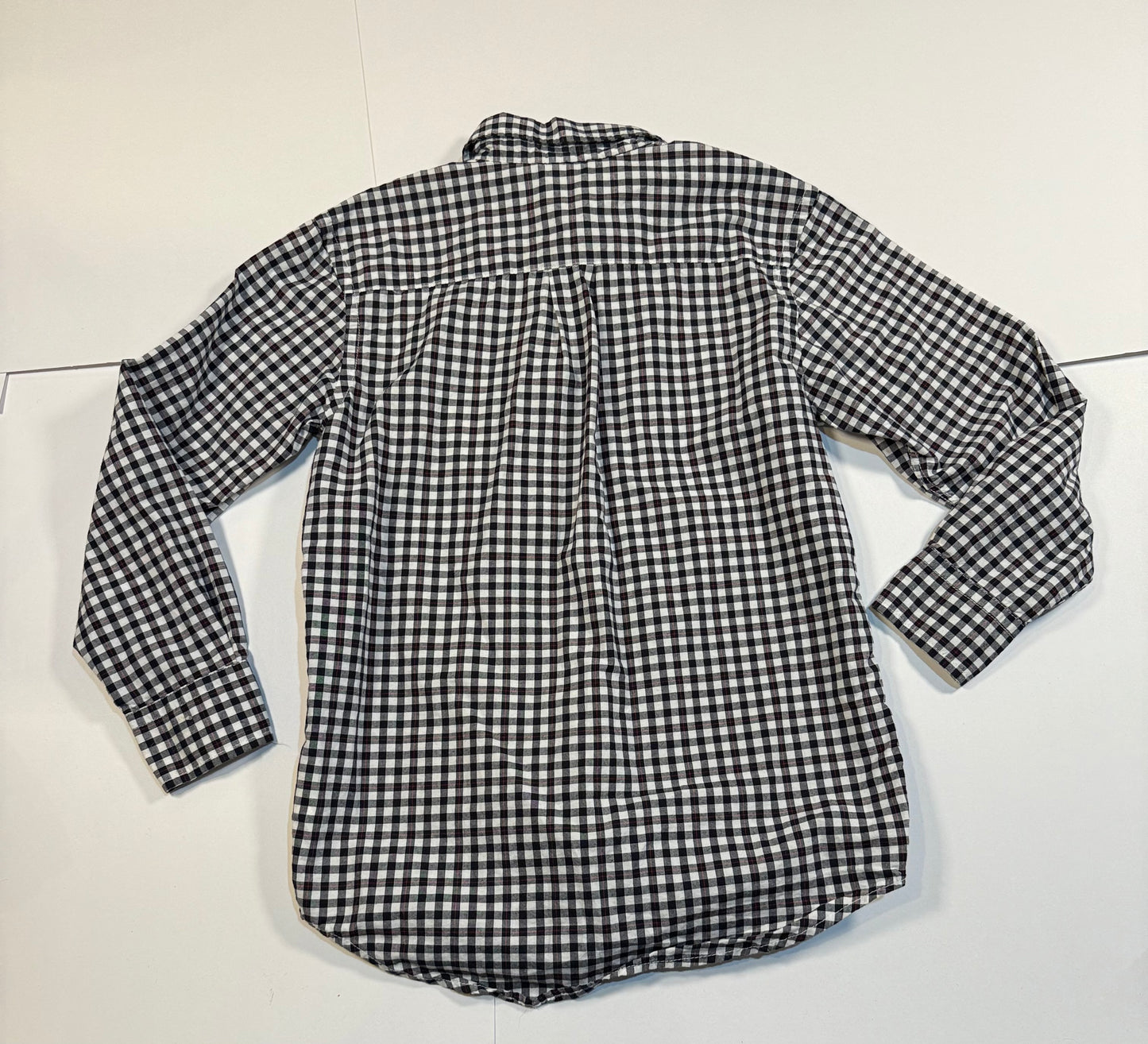 #180 Boys M (8) Gap Kids Black and White Button Down
