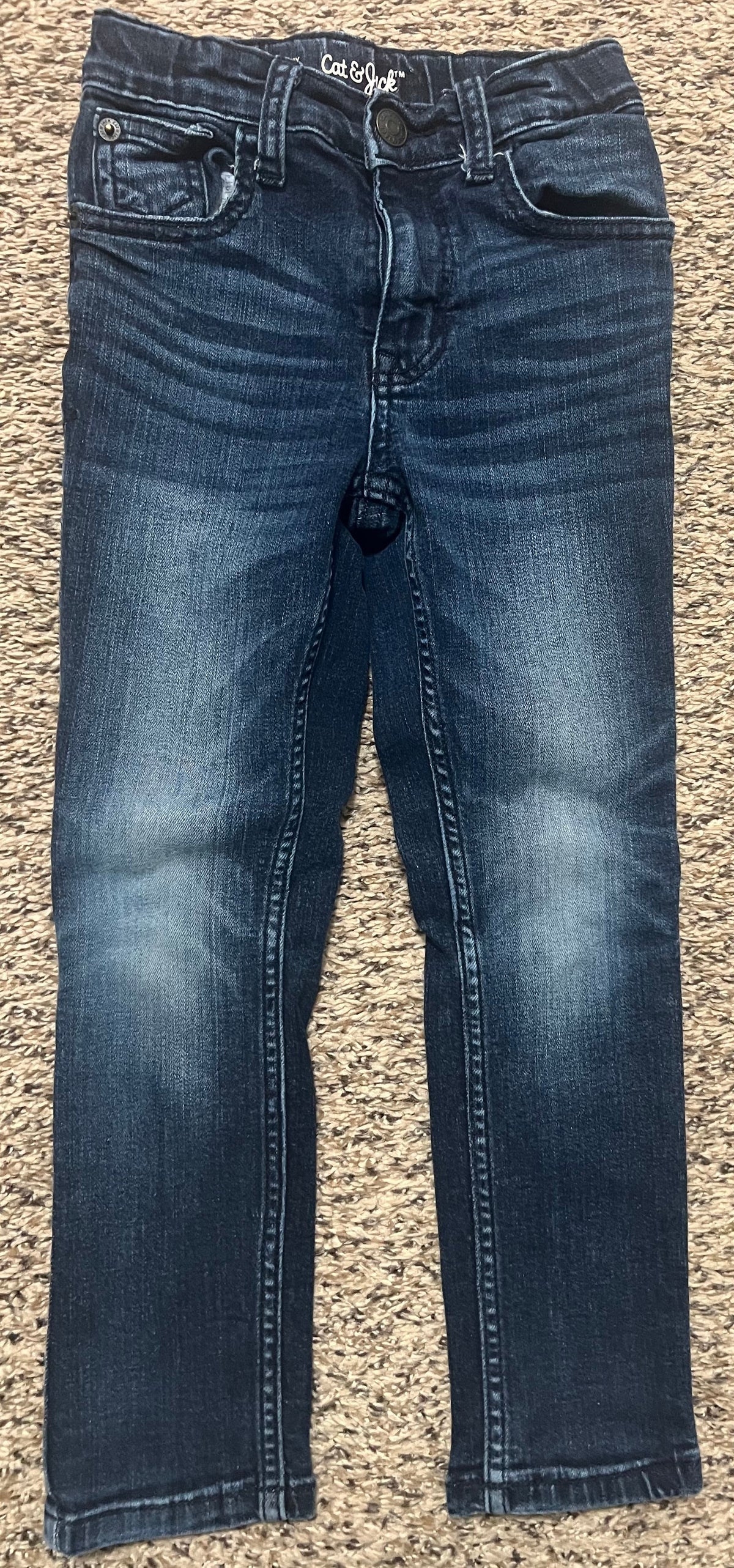 Seller #184 Girls size 6 Cat & Jack jeans with adjustable waist - skinny