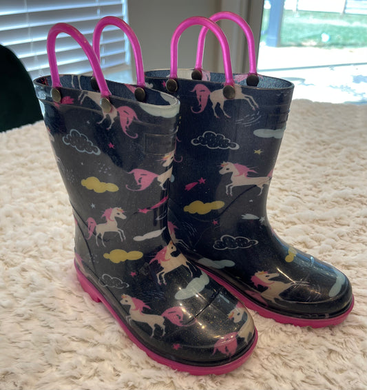 Western Chief rain boots size 10. Like new but missing inserts