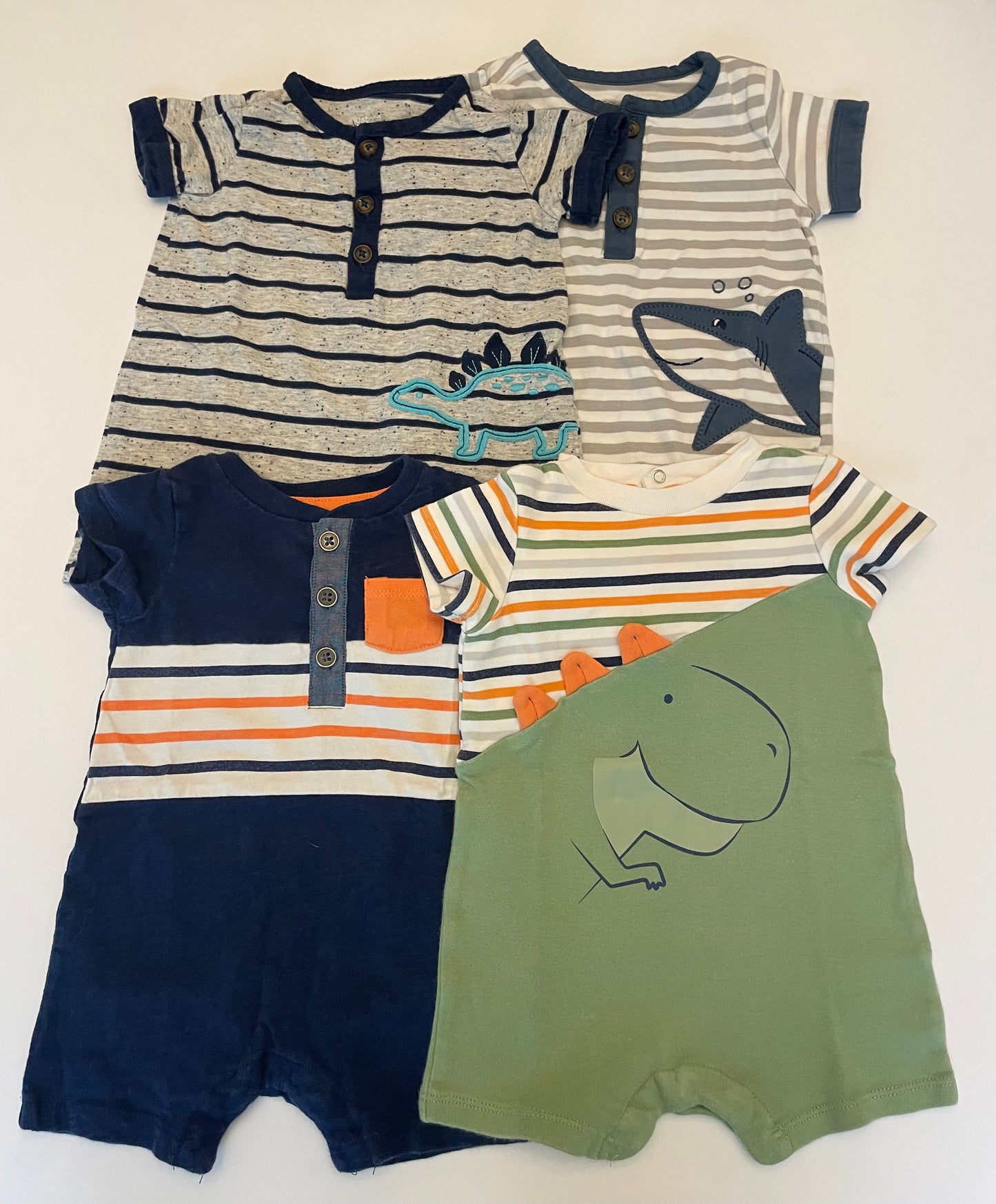 Boys 3M Romper Bundle (4)