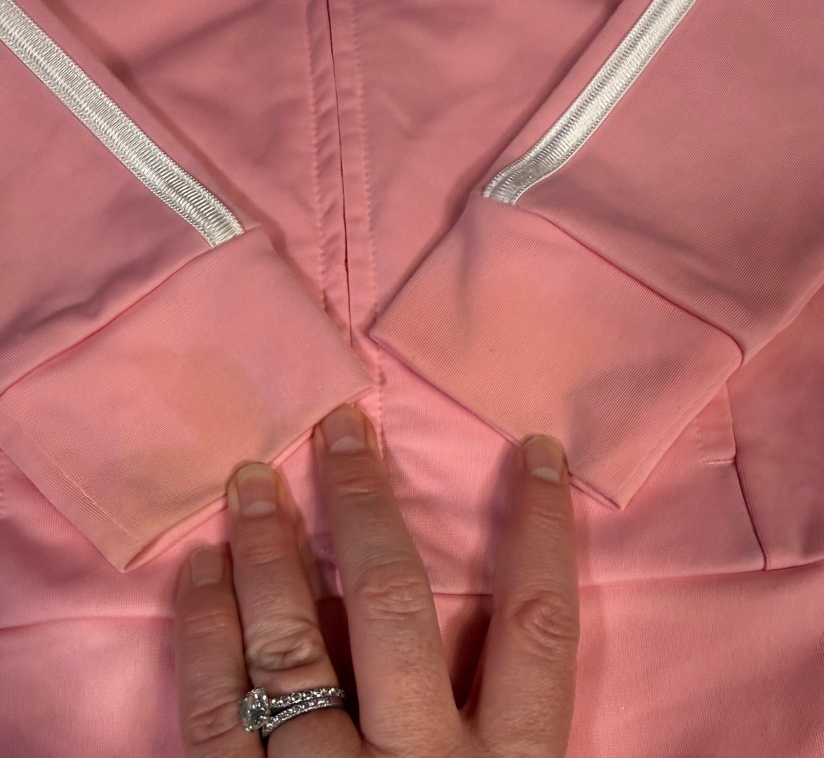 #141 Girls 5 Adidas Pink Track Suit