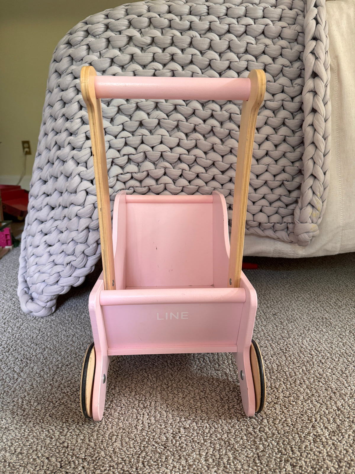 #127 Unicorn Wooden Push Walker