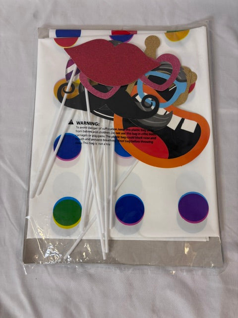 #90 Way to Celebrate! photo booth prop set BRAND NEW