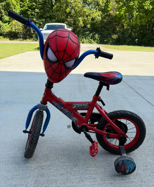 #46 Spidey Bike 16in see pictures for measurements euc outgrew super quick