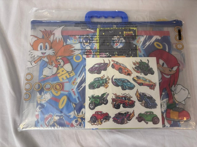 #90 Sonic the Hedgehog activity and art set BRAND NEW