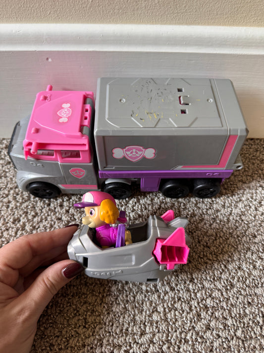 #127 Paw Patrol Skye Rescue Truck
