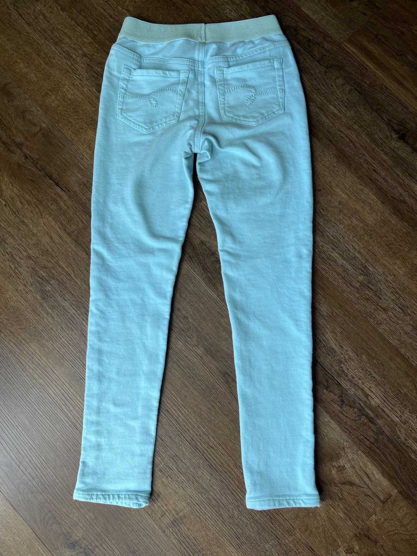 #124 Justice Light Blue Pants Girls Size 10