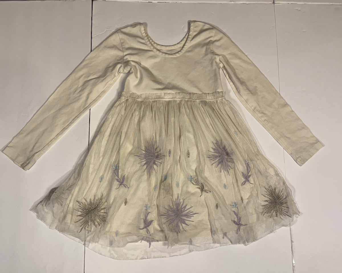#141 Girls 5 (110) Hanna Andersson Frozen Tulle Dress