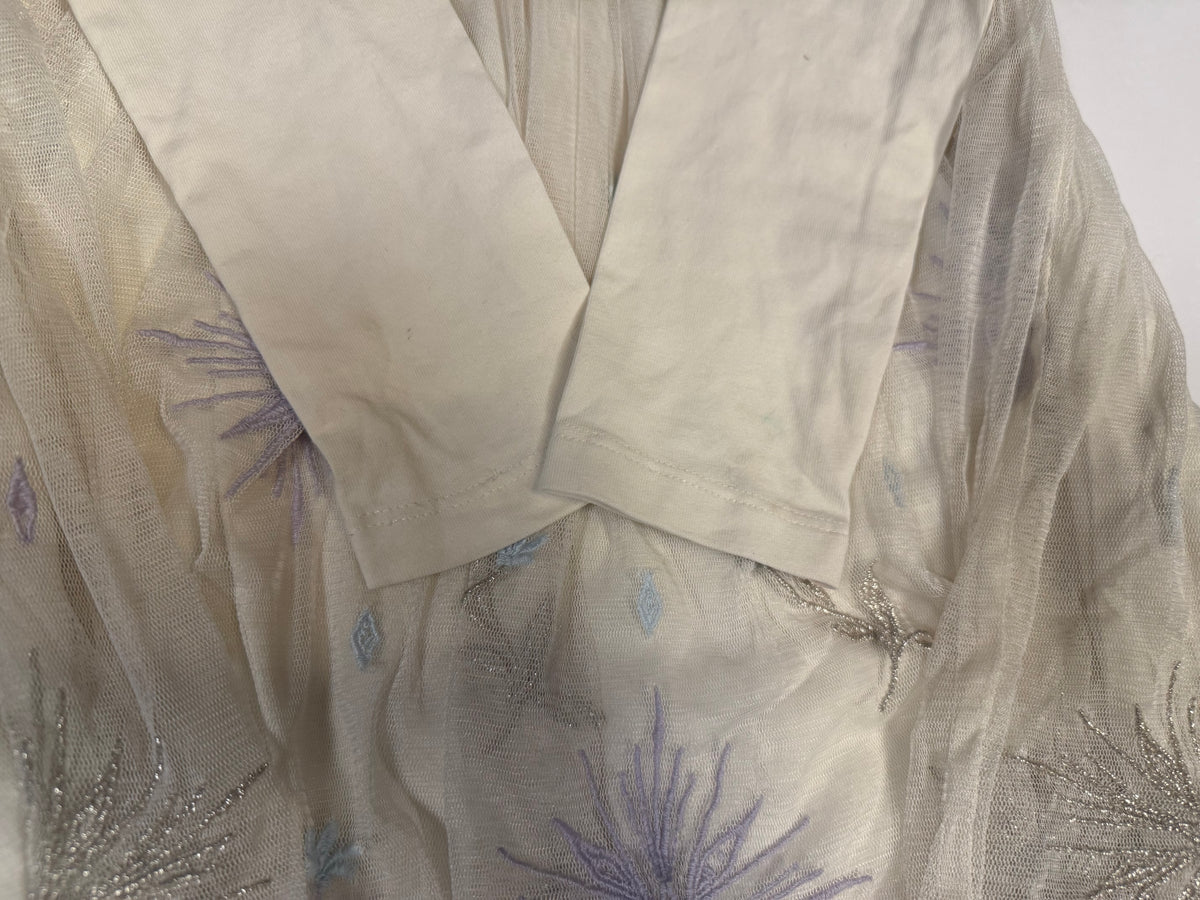 #141 Girls 5 (110) Hanna Andersson Frozen Tulle Dress