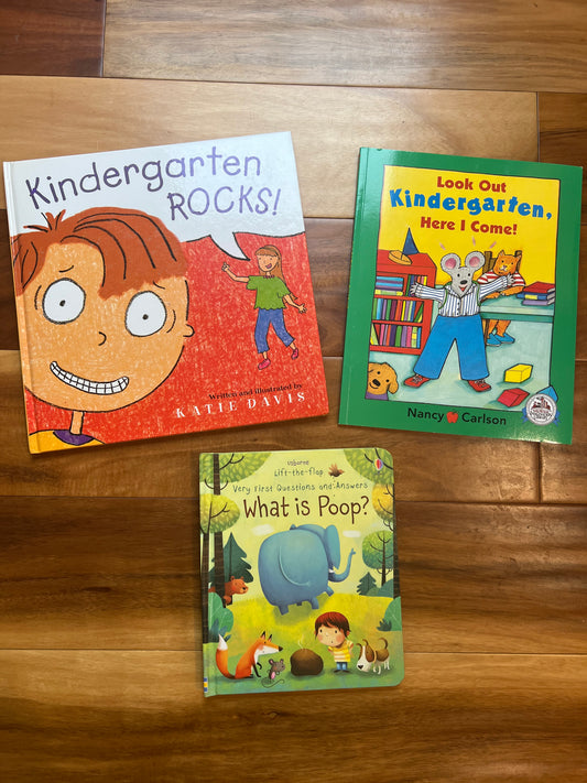 Seller #184 Book Set - Kindergarten Rocks and poop book