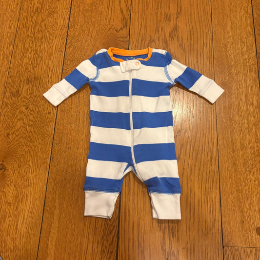 Seller 98 Boys Newborn Primary 100% Organic Cotton Zip Romper