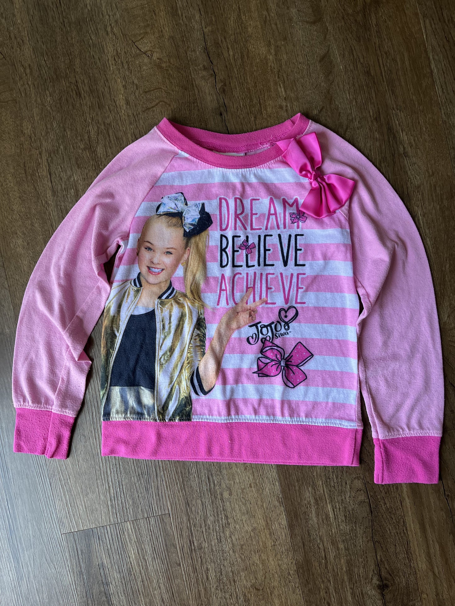 #124 3 PJ Sets - LOL, JoJo Siwa & Snowman Pajamas Girls Size M 8