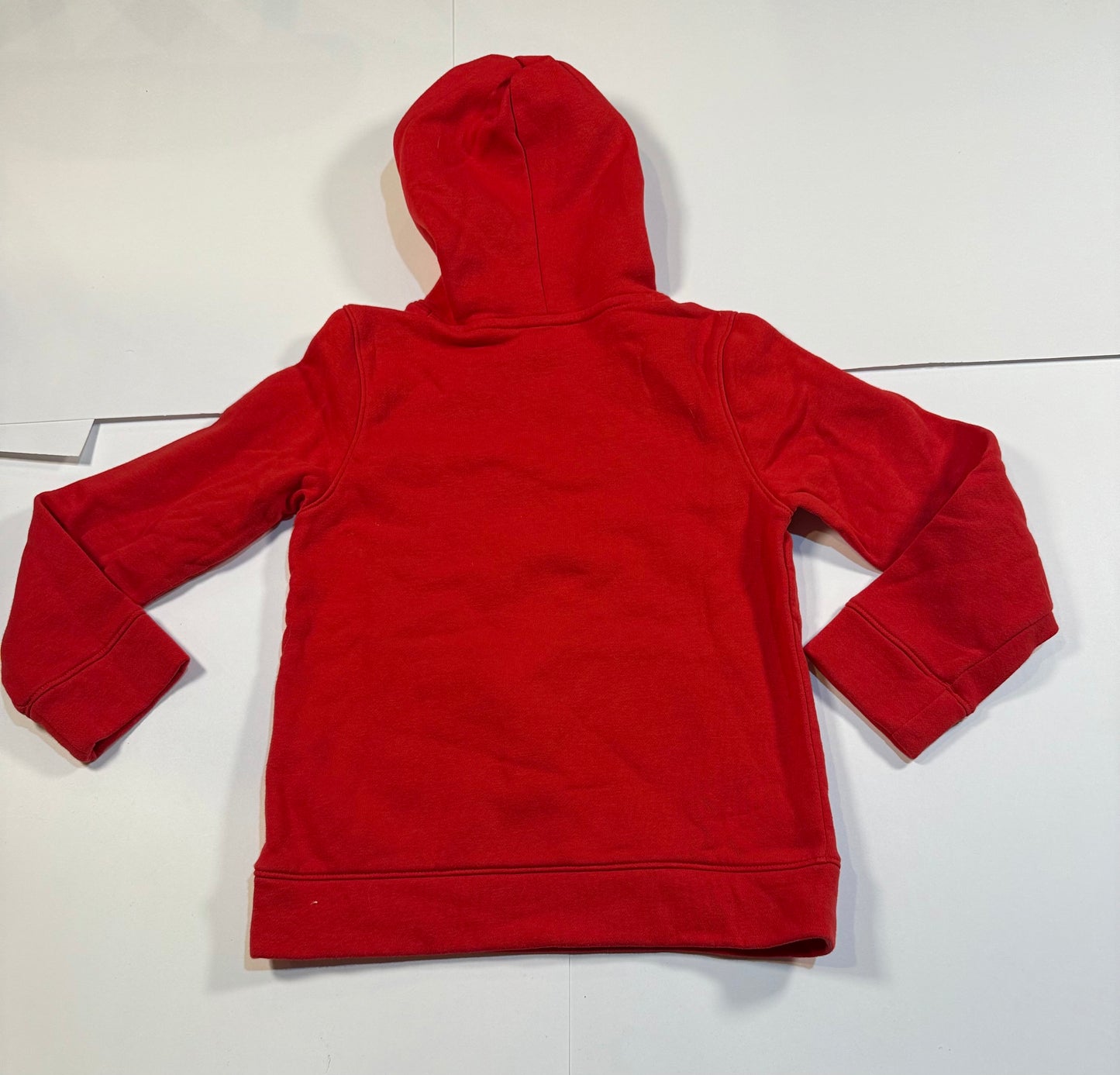 #180 Boys YSM 8 Under Armour Red Fleece Hoodie and Black and Red Fleece Pant Set