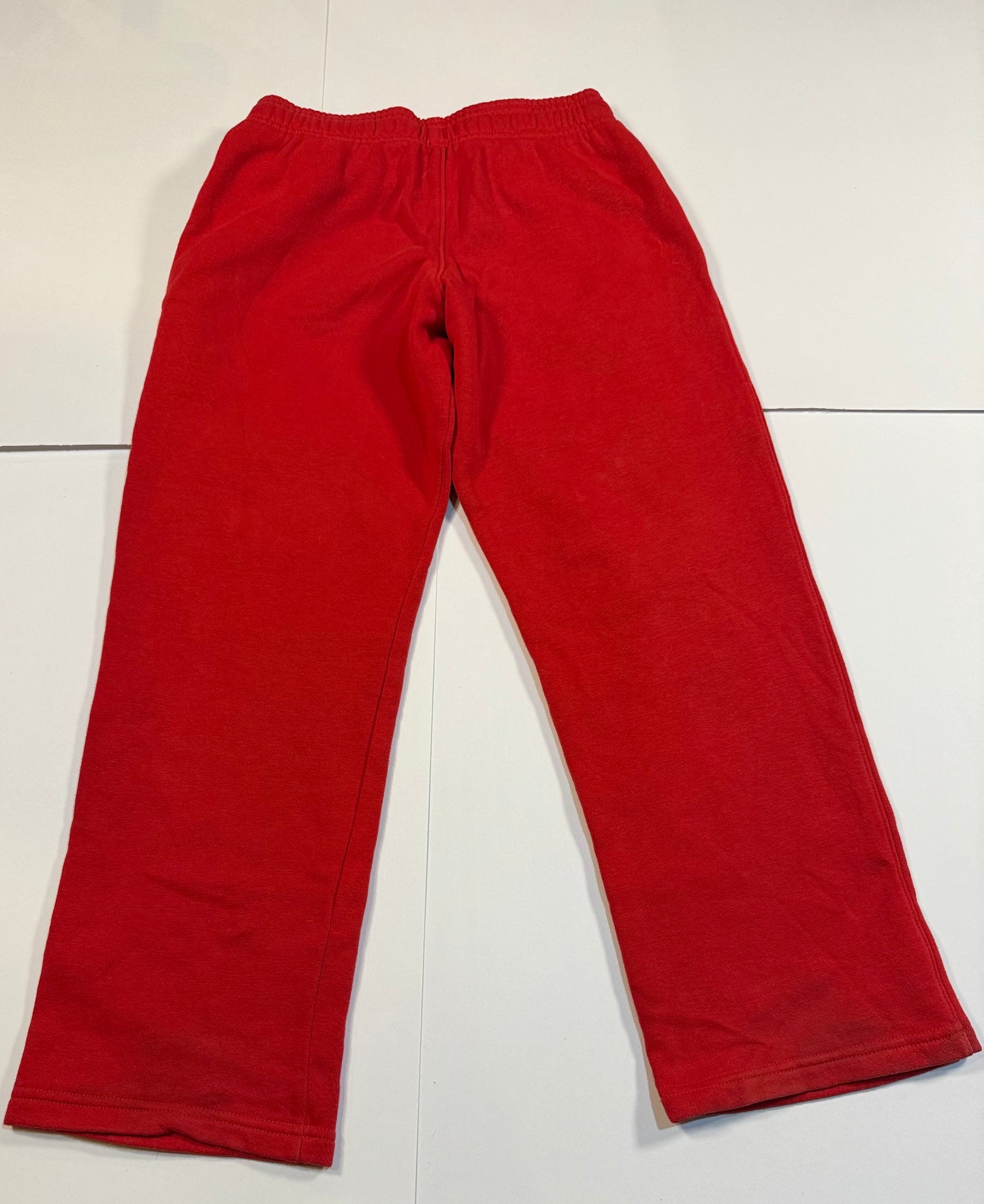 #180 Boys YSM 8 Under Armour Red Fleece Hoodie and Black and Red Fleece Pant Set