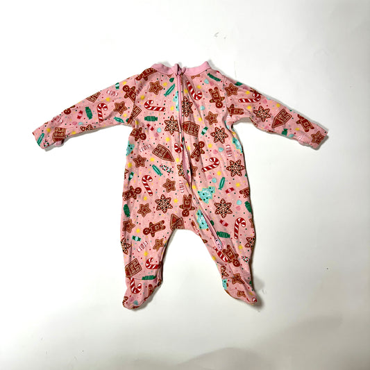 #87 old navy 0-3 month holiday Pajamas