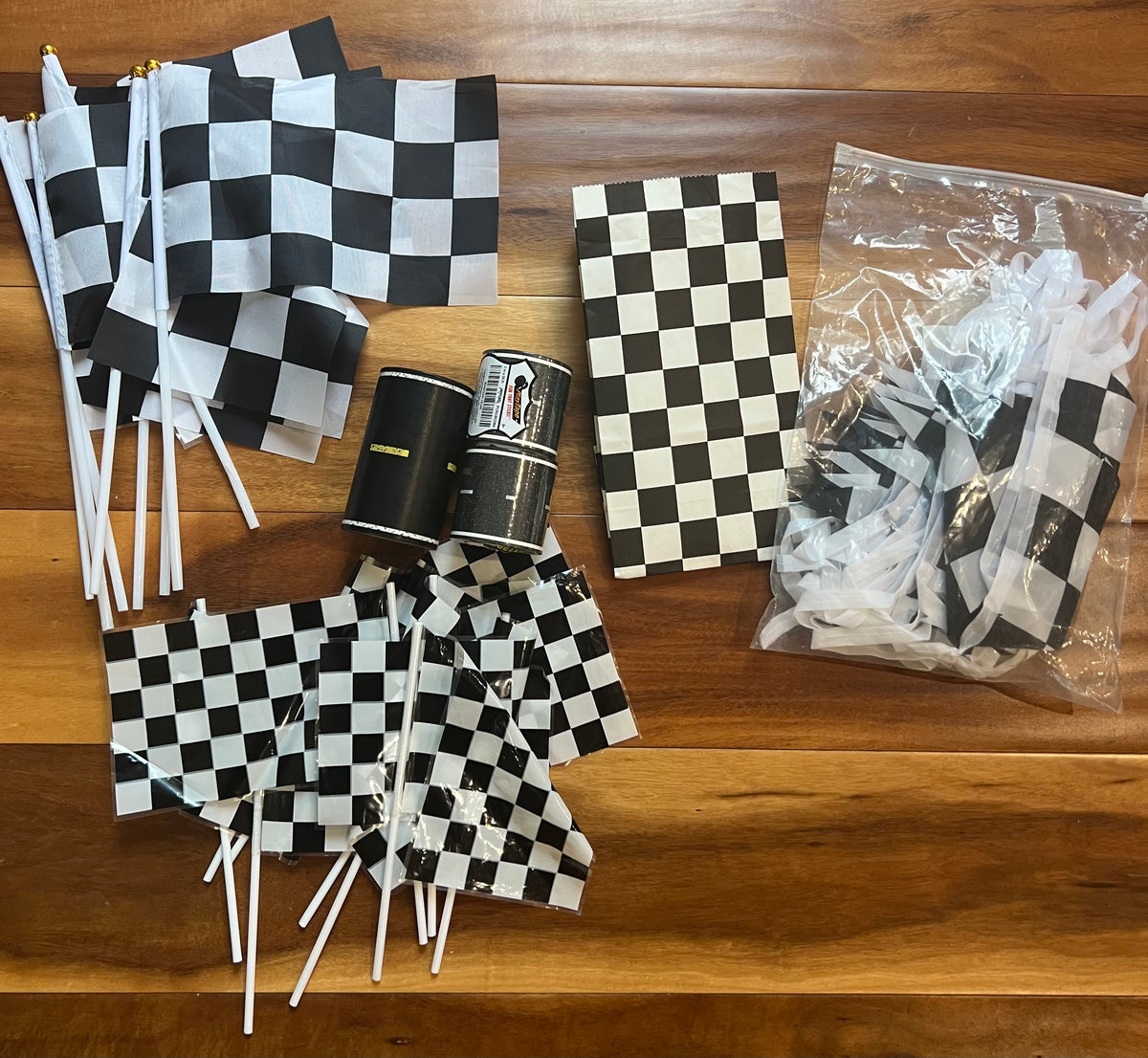 Seller #184 Boys Girls Racing Birthday Decoration