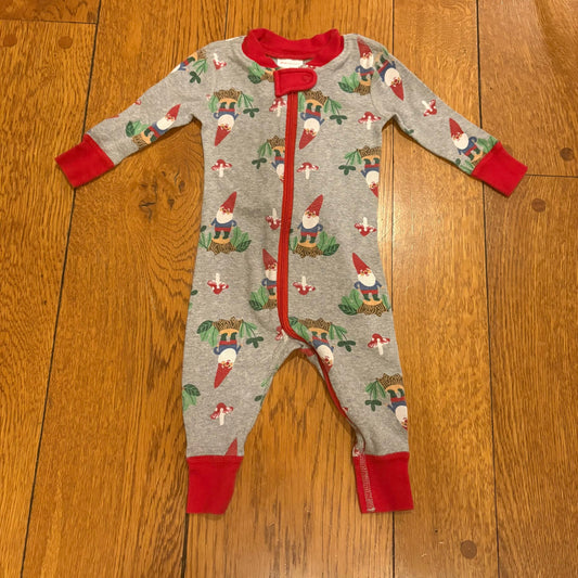 Seller 98 Gender Neutral 3-6m Hanna Andersson Garden Gnome Zip Pajamas