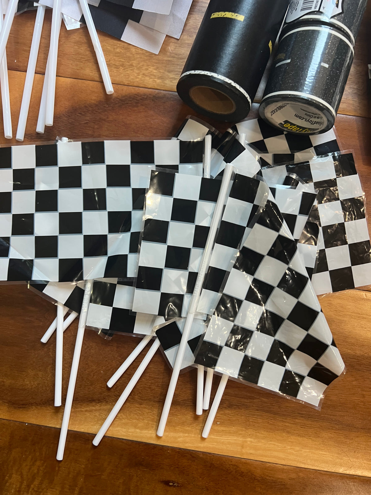 Seller #184 Boys Girls Racing Birthday Decoration