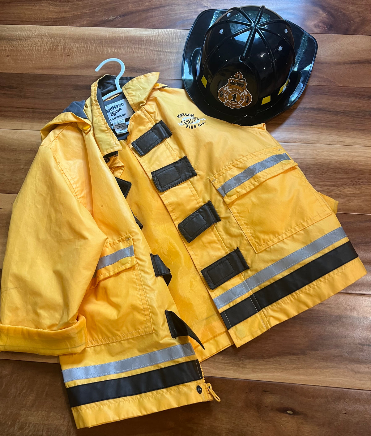 Seller #184 Girls Boys Size 4 Firefighter Jacket and Hat