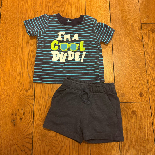 Seller 98 Boys 12m Mixed Brand "Cool Dude" Outfit (2)