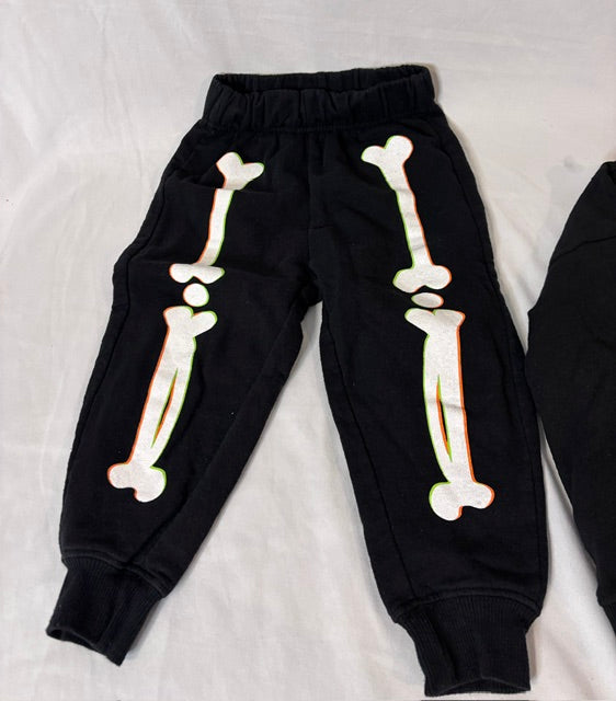 #90 Halloween Disney Mickey Mouse skeleton outfit    Size 18 months